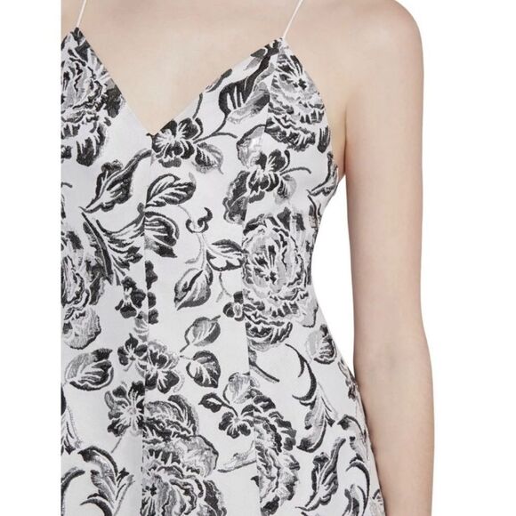 Alice + Olivia Tayla Metallic Mini Dress - Picture 3 of 7